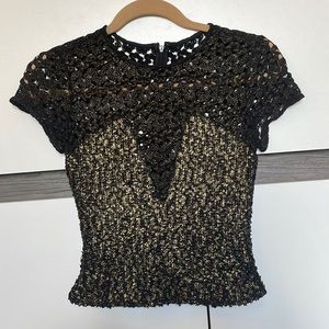 L’agence for Barneys - metallic knit top